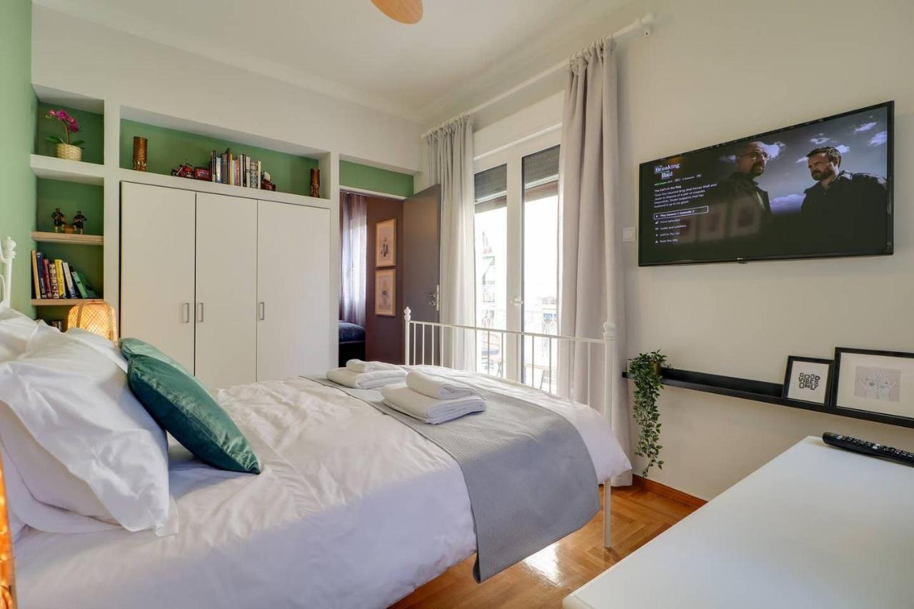 Victoria 5Star / 5Br Bigapt / Sauna / 2Min To Metro アテネ エクステリア 写真