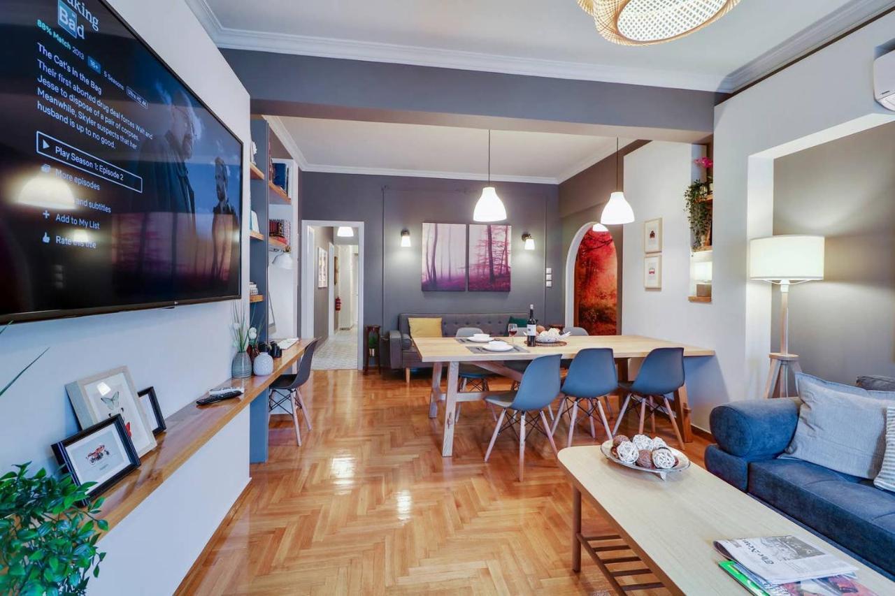 Victoria 5Star / 5Br Bigapt / Sauna / 2Min To Metro アテネ エクステリア 写真