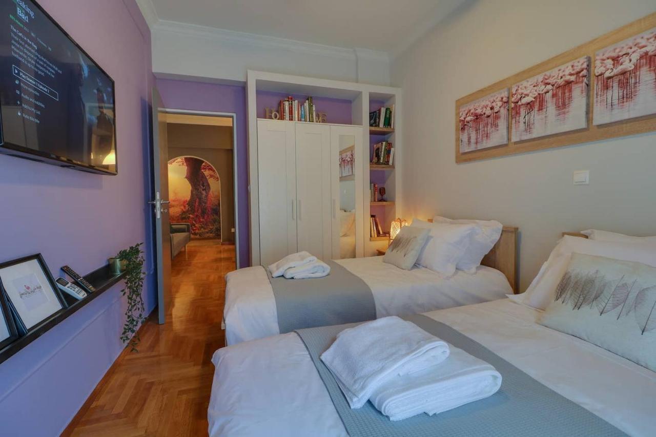 Victoria 5Star / 5Br Bigapt / Sauna / 2Min To Metro アテネ エクステリア 写真