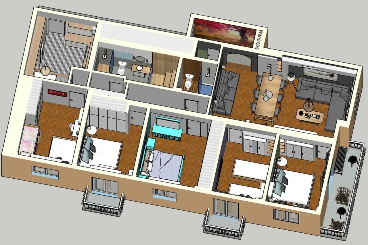 Victoria 5Star / 5Br Bigapt / Sauna / 2Min To Metro アテネ エクステリア 写真
